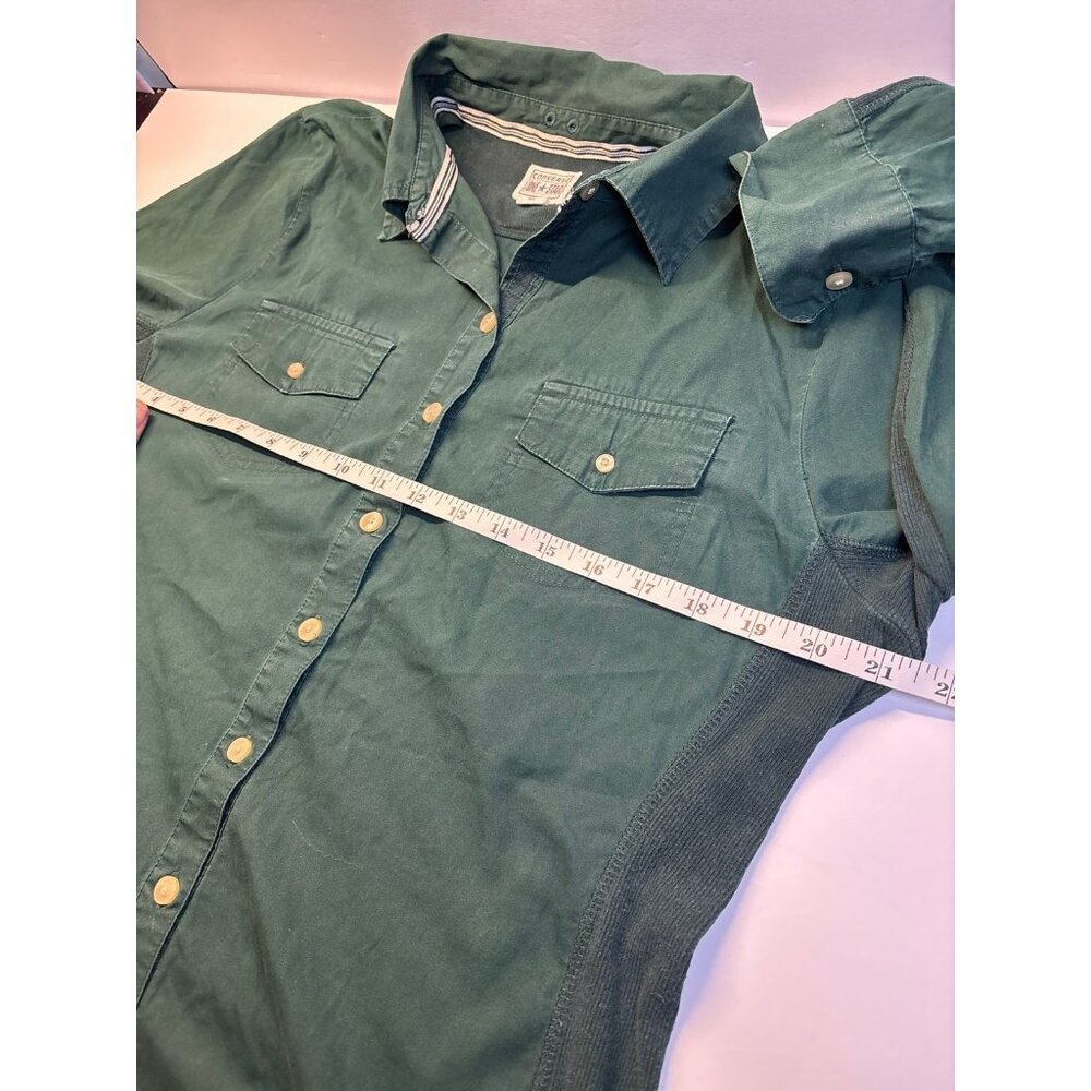 Converse Green Button Down Shirt (large) - Picture 5 of 7